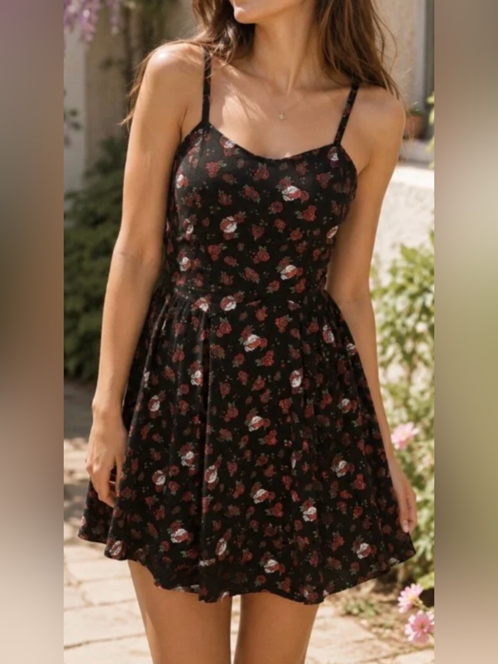 Junk Food - Grateful Dead Stealie Mini Dress - Black / Red - Women’s Small